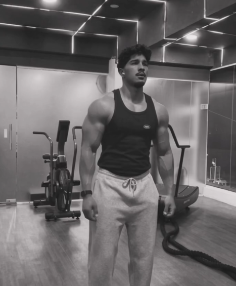 Joel Dsouza standing in a gym